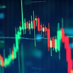 Stock market chart showing volatility in Indian indices